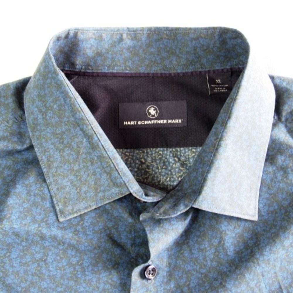 Hart Schaffner Marx Men's Size XL Casual Shirt